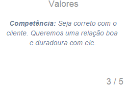 Missão, visão e valores