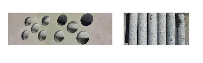 Cortes, furos e outros serviços