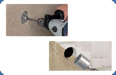 Cortes, furos e outros serviços